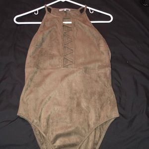 Velvet bodysuit